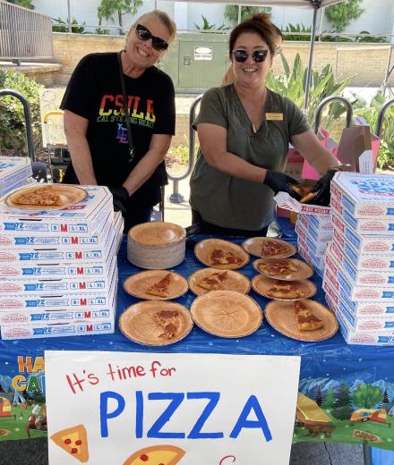 staff day pizza