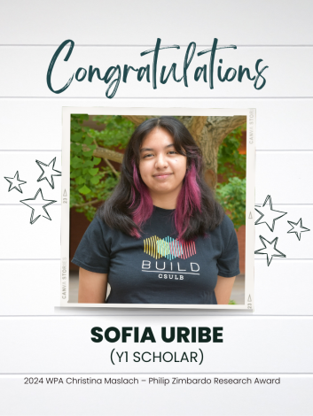 Congratulations - Sofia Uribe - 2024 WPA Christina Maslach - Thumbnail