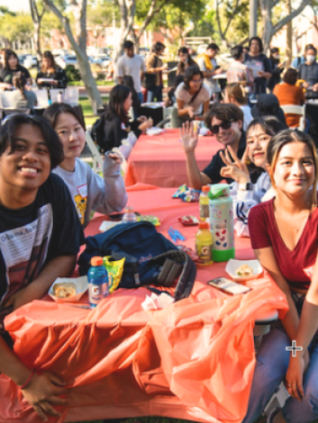APID students at picnic