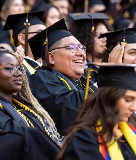 2024 Graduates seated for the commencement ceremony 