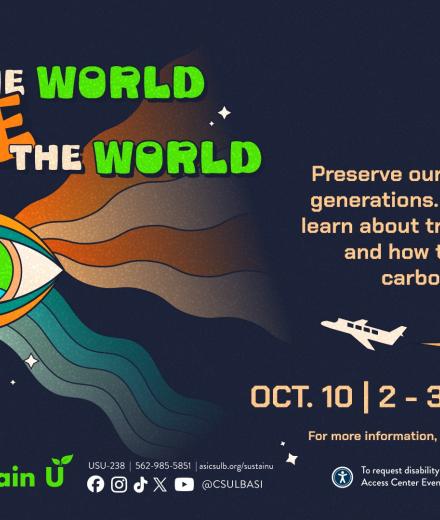 See the World, Save the World Infographic