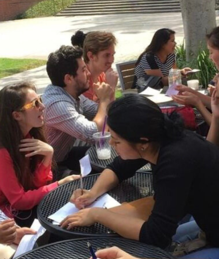 CSULB French Students Talking