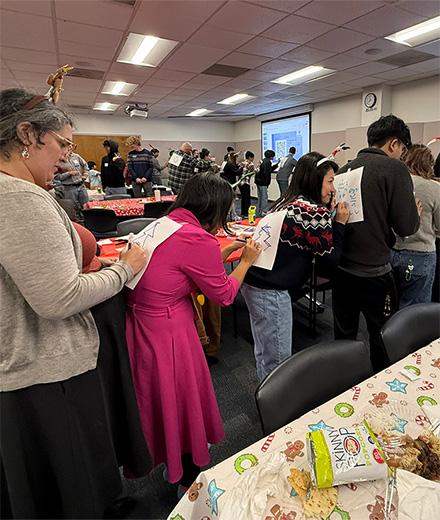 METRIC 2024 holiday mixer activity
