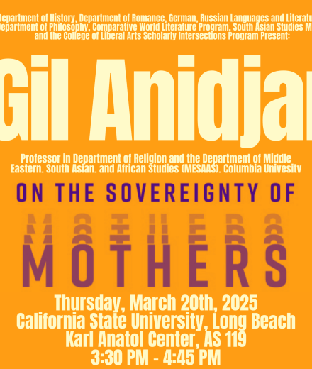Gil Anidjar Event