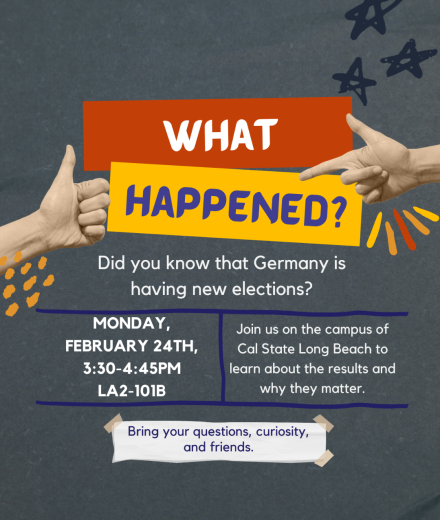 German Election Discussion Flyer