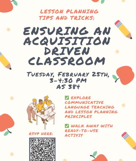 Lesson Planning For Language Classroom