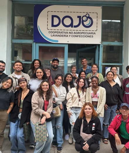 Osuna and Students in Cuba