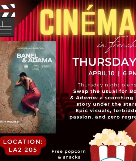 French Cinema flyer