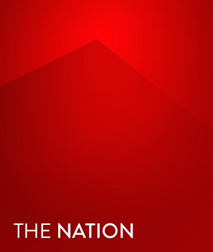 Graphic for The Nation magazine