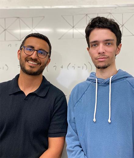 Antonio Martinez and student researcher