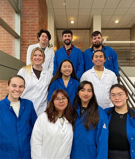 Julie Wahlman and student researchers