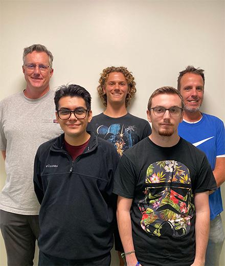 Ben Hagedorn and student researchers