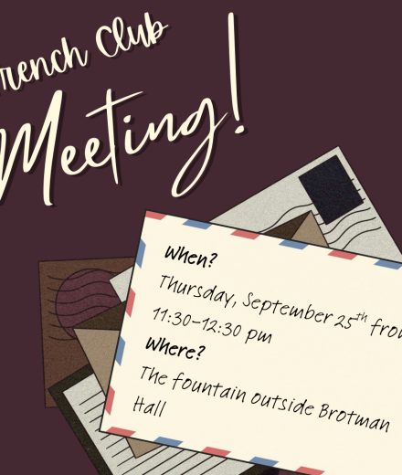 French Club Meeting