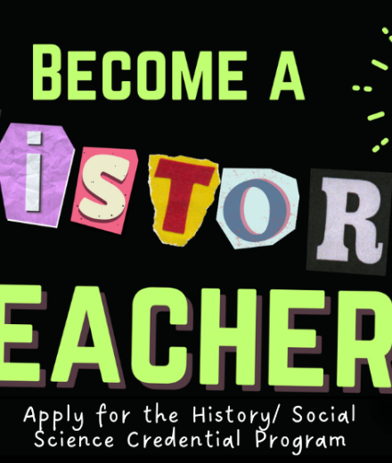 Become a History Teacher Flyer