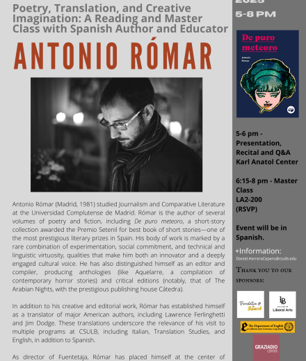RGRLL Antonio Rómar Event Flyer