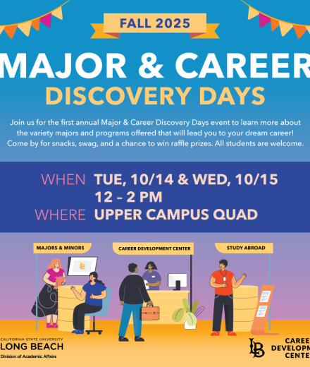 Major Career Discovery Days flyer
