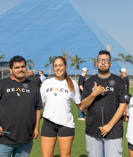 Inclusive Sports Day student-athletes and participants