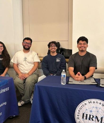 Long Beach City College outreach 2025 COB at table