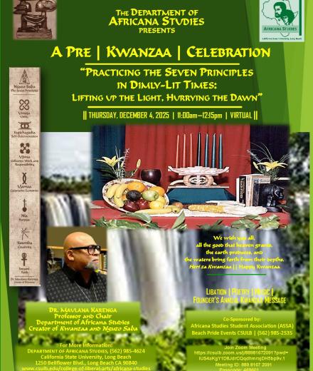 Pre-Kwanzaa 2025 Announcement