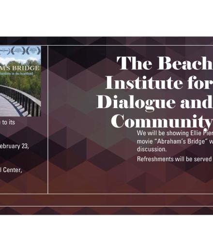 picture of a bridge with details of the event