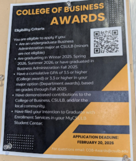 COB Awards flyer