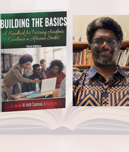 Photo of Dr. M. Keith Claybrook, Jr. and his book "Building the Basics"