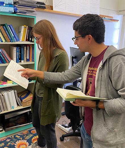Kathryn McCormick and student researcher