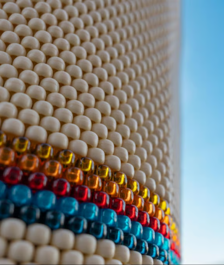 Native American Bead Art, Anti-ICE