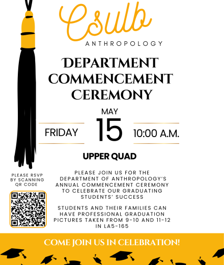 2026 Anthropology Commencement Flyer