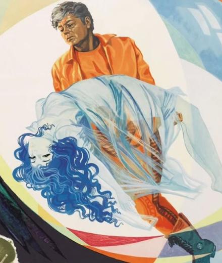 a man carrying a woman