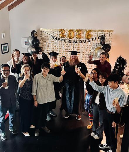 celebrants toasting to the 2026 graduates