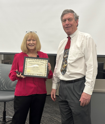 Kathleen Hansen, Lecturer Frank McEnulty