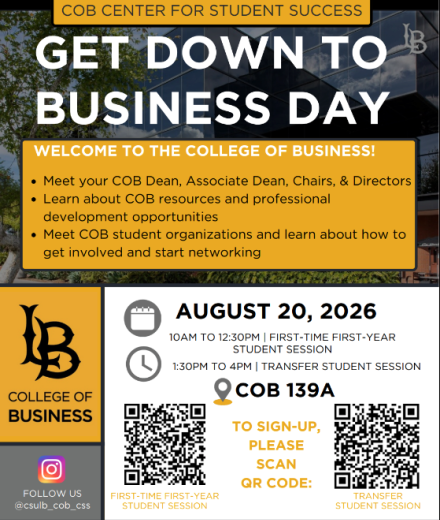 Getting Down to Business 2026 all information on the page