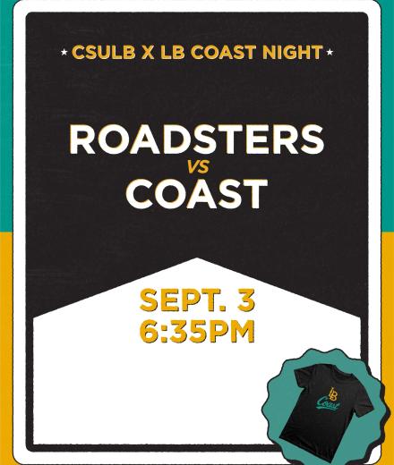 CSULB x LB Coast Night event poster