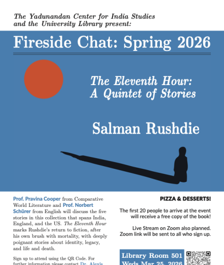 India Studies Fireside Chat - Spring 2026