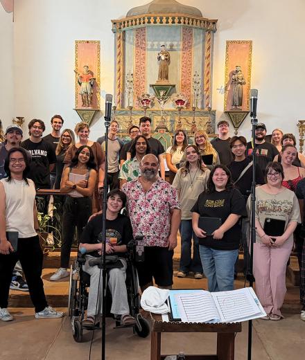 Bob Cole Chamber Choir at the Mission San Antonio de Padua