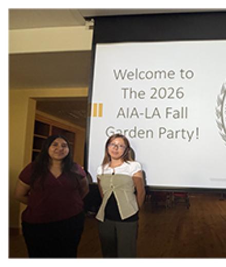 Angela Santiago-Sanchez and Lizbeth Vidal at AIA_2