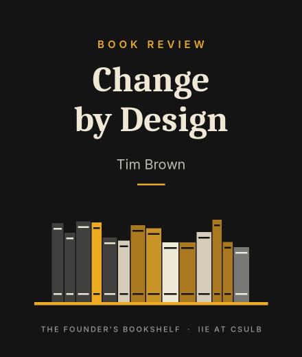 Book review: Change by Design by Tim Brown
