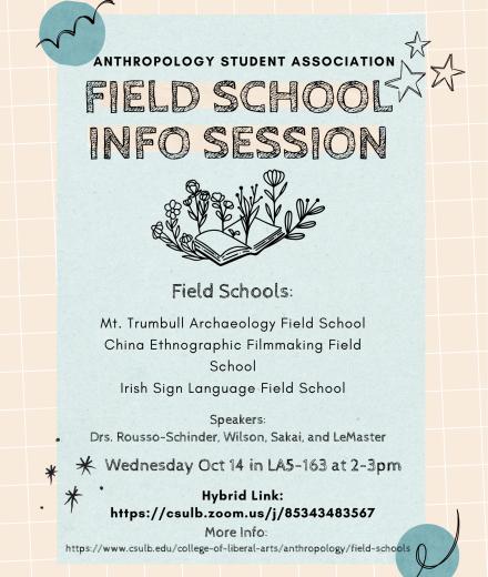 Summer Field School Info Session