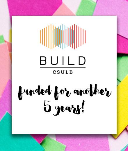 BUILD will be funded for another 5 years
