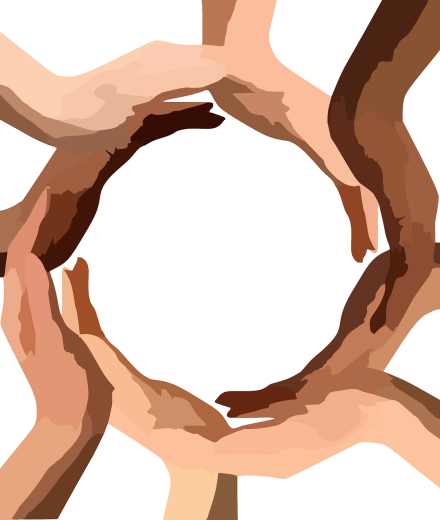 circle of hands