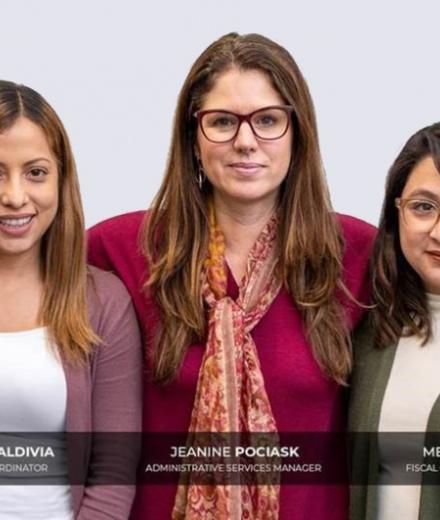 Leslie Valdivia , Jeanine Pociask,, Melissa Mata
