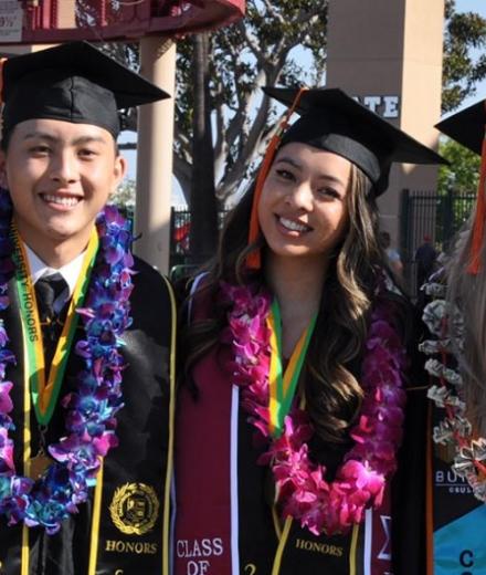 COE grads at Angel Stadium