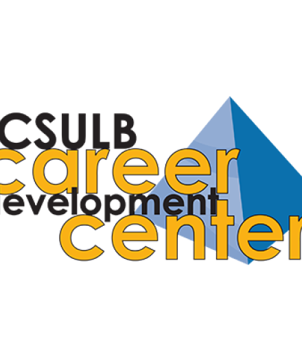 Csulb Career Development Center Logo with pyramid