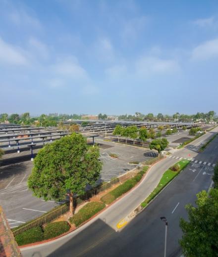 Parking Lot on Campus