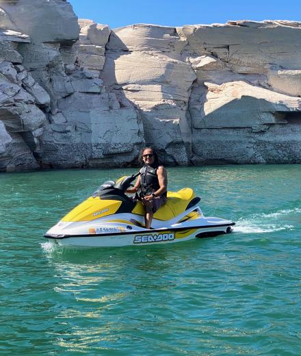 Chris Hernndez at Lake Powell