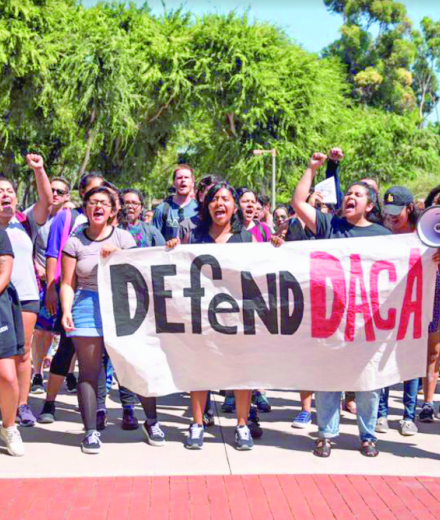 Defend Daca Protests on CSULB campus