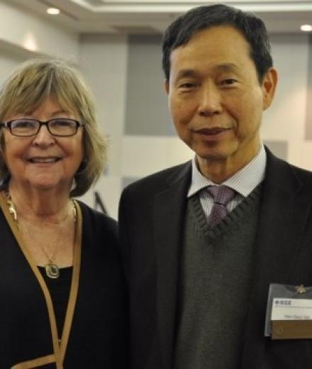 President Conoley and Dr. Henry Yeh