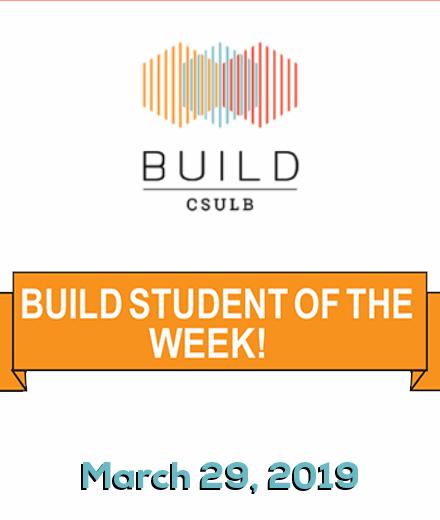 BUILD Students of the Week March 29, 2019