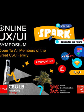 Digital flyer advertising online UX/UI symposium